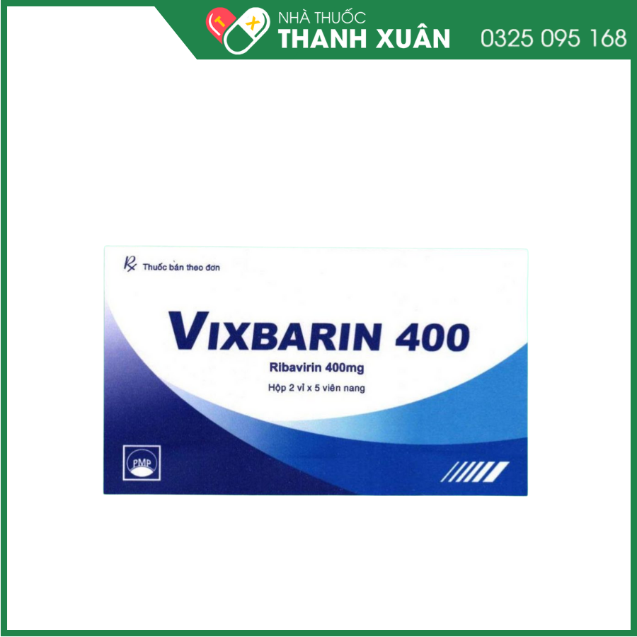 Vixbarin 400 mg điều trị viêm gan C mạn tính, dự phòng sốt xuất huyết